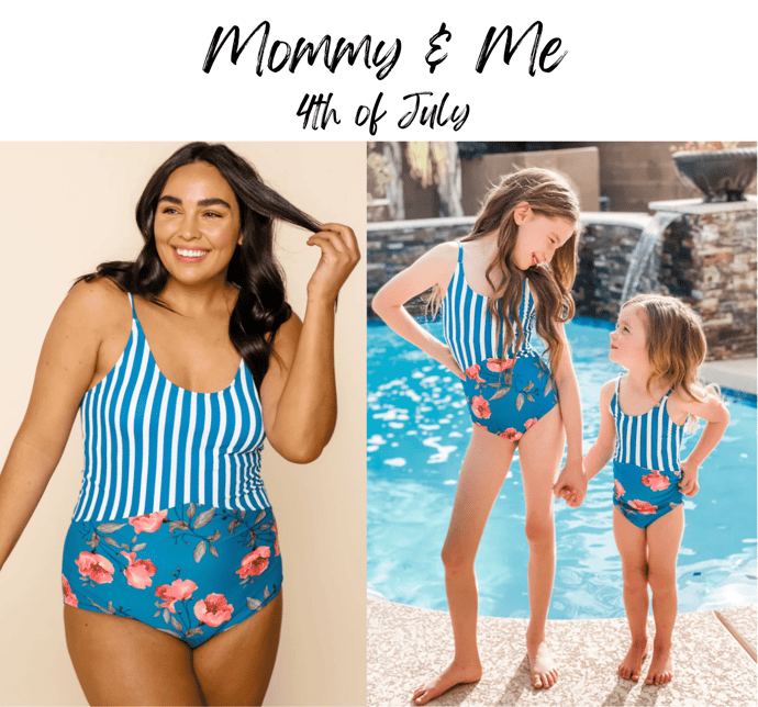 15 Adorable Mommy Me Swimsuit Looks for Any Time of Year